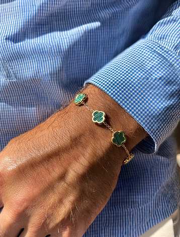 Bracelet Pierre de Trèfles