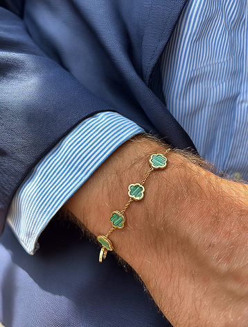 Bracelet Pierre de Trèfles
