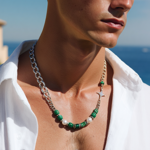 Collier Double Chaîne