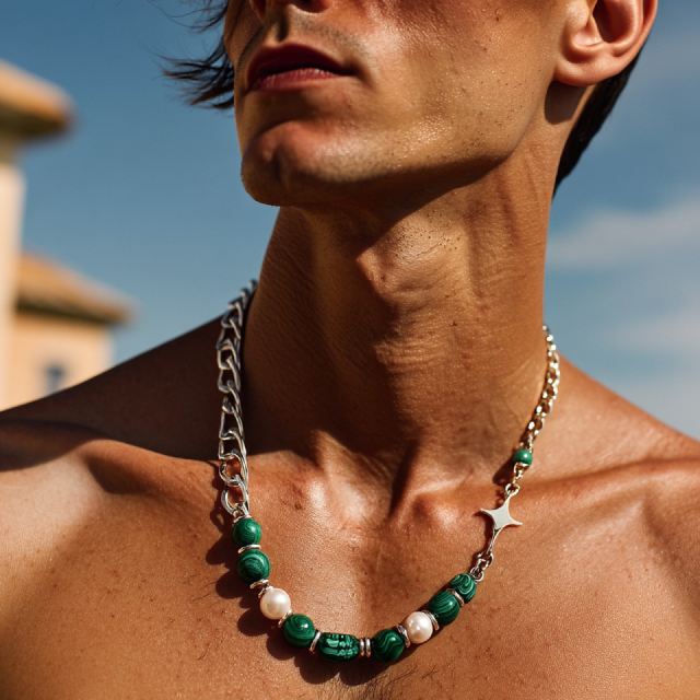 Collier Double Chaîne